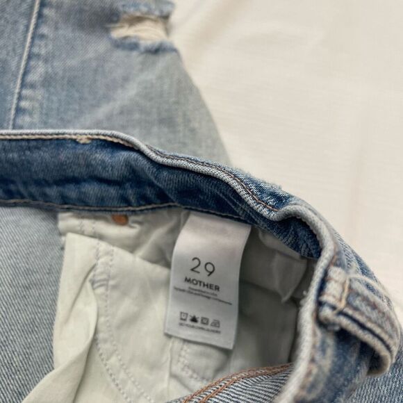 Mother The Scrapper Ankle Wicked Wild Calling Denim Jeans Size 29 - Picture 9 of 11